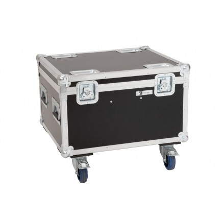 ROADINGER Flightcase 4x LED IP PAR 7x8W QCL/7x9W SCL with wheels